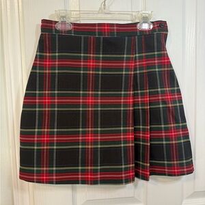 FlynnO’Hara Uniforms Plaid Kids Skort in Red and Black Girls 10R